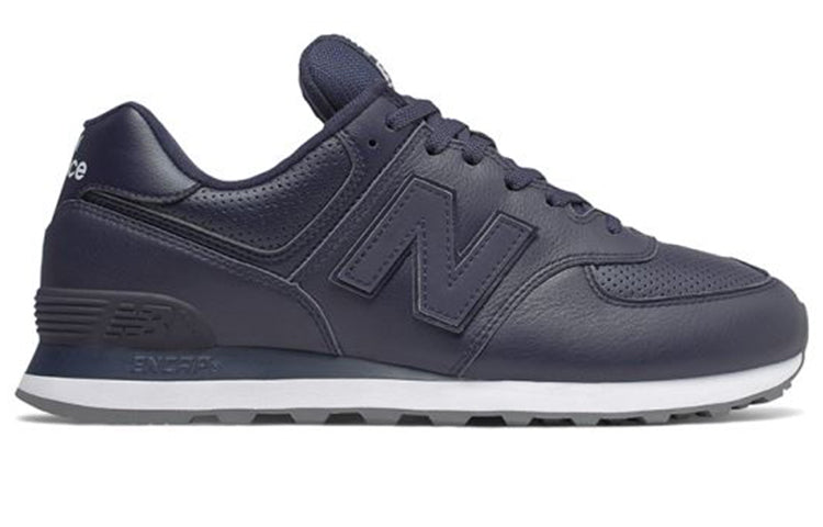 New Balance 574 Shoes Navy ML574SNU