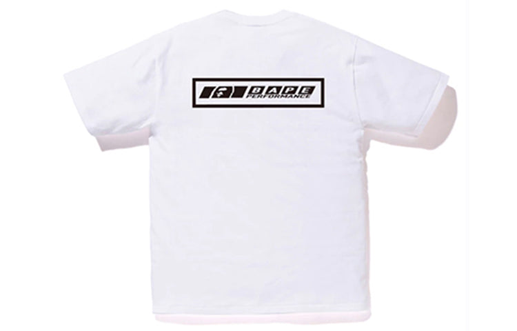 BAPE Performance Color Camo Ape Head White Tee BAPE-SS18-091