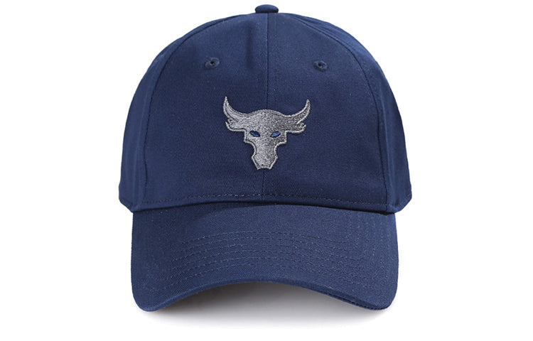 Under Armour Project Rock Cotton Baseball Cap 'Navy' 1356717-408