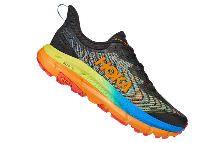 HOKA ONE ONE Mafate Speed 4 'Black Multi-Color' 1138472-BKML