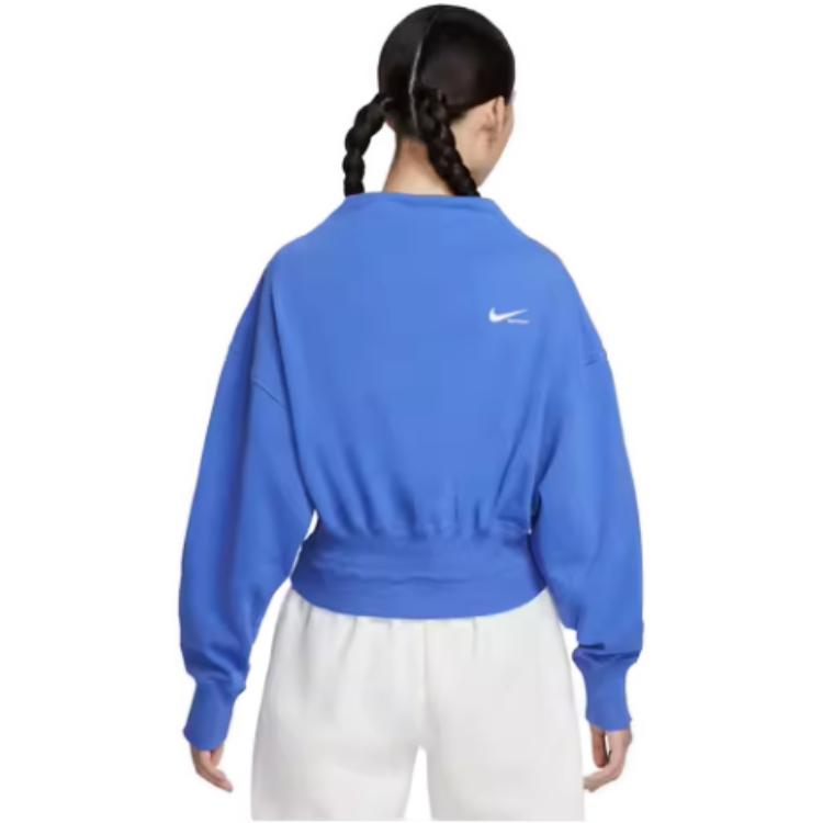 (WMNS) Nike Sportswear Collection Enterprise-Collar Top 'Blue' FB8753-411