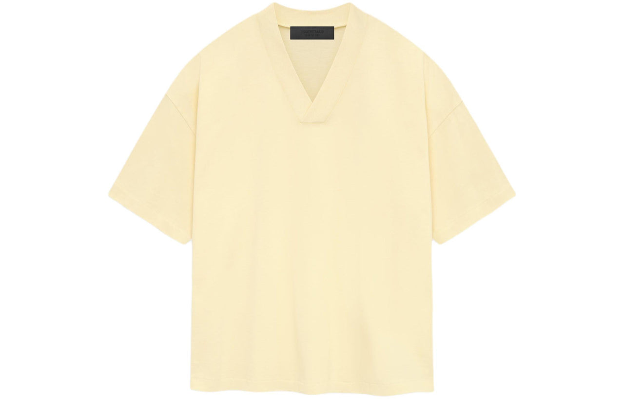 Fear of God Essentials SS24 V Neck T-Shirt 'Garden Yellow' 125SP244211F