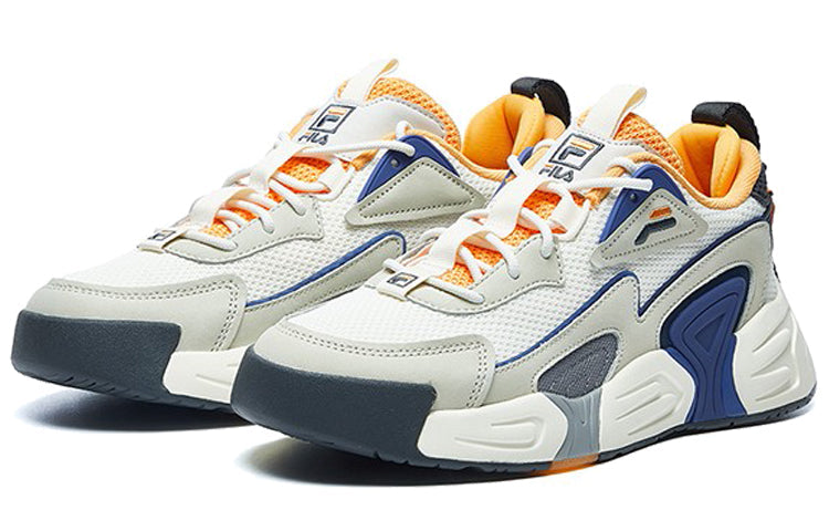 FILA SWARM low swirl sneakers blue/grey/yellow F12M021213FSO