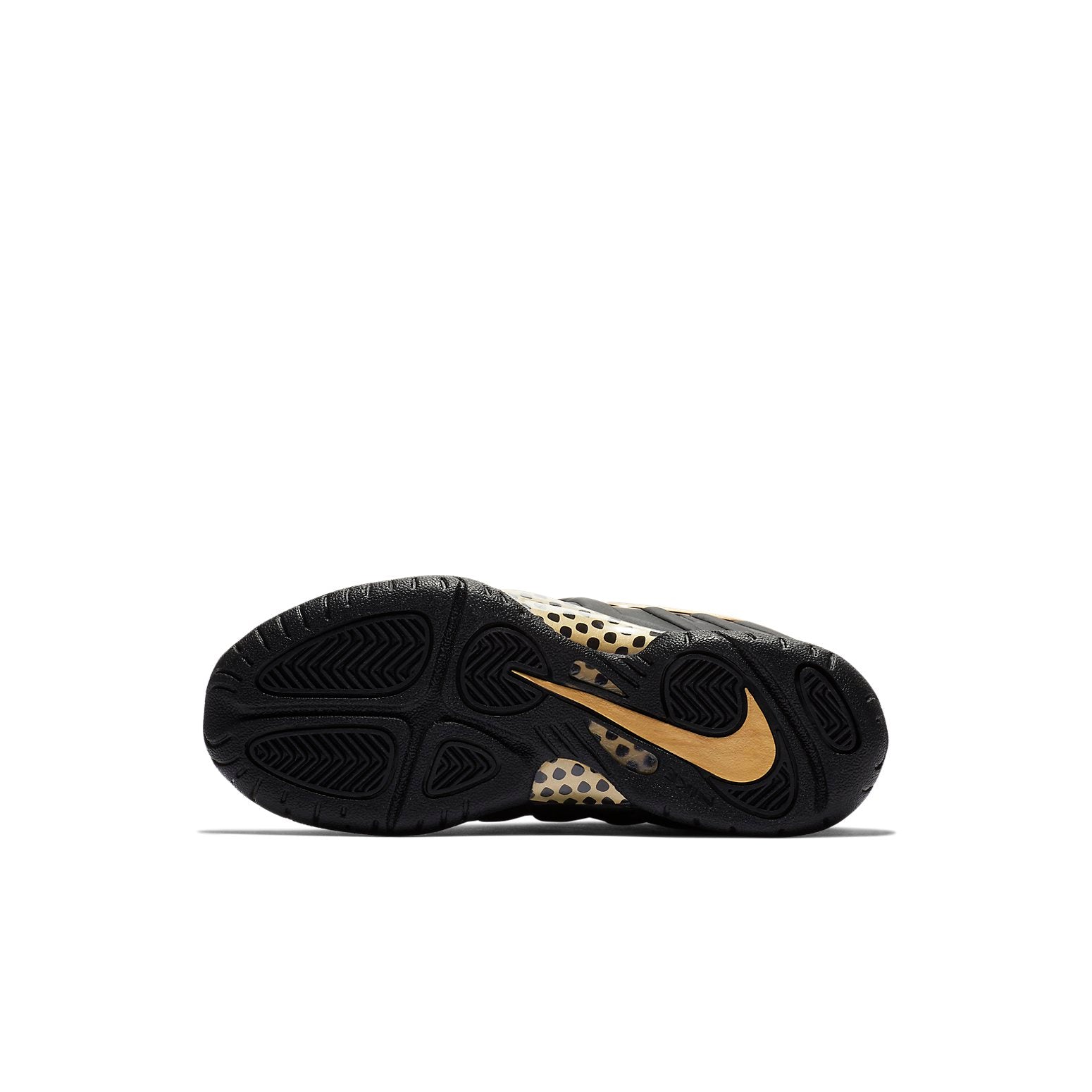 (PS) Nike Little Posite Pro 'Black Metallic Gold' 843755-010