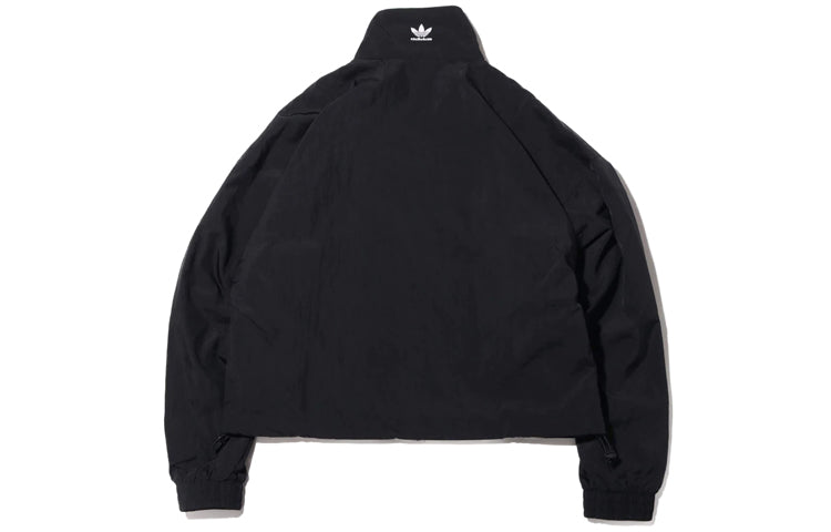 (WMNS) adidas originals Large Logo Track Jacket For Black FM2622