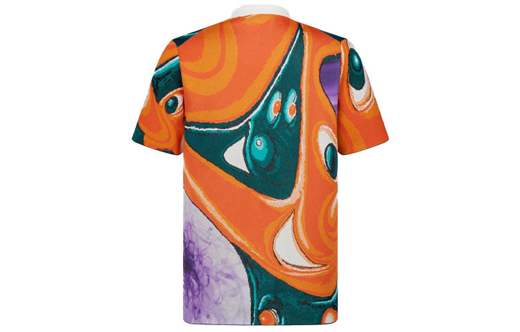 Men's DIOR x KENNY Crossover SCHARF Large Short Sleeve Multicolor 193M644AT342-C082