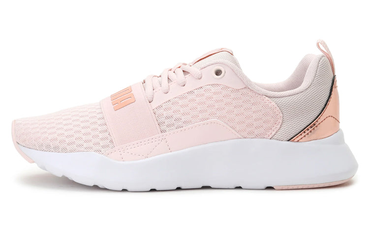 (WMNS) PUMA Wired Metallic SoftFoam 'White Pink' 374624-02