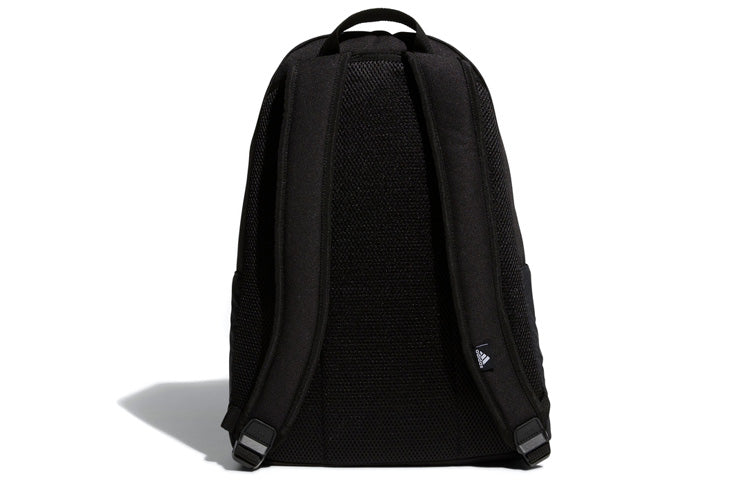 adidas CL BP BRANDING Series Minimalistic Large Capacity Logo backpack Unisex Pure Black HP1458