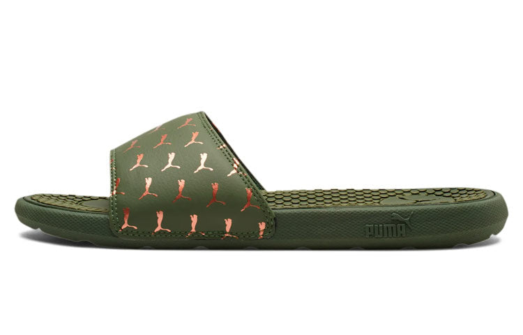 (WMNS) PUMA Cool Cat Bold 2 Slippers Green 375344-03
