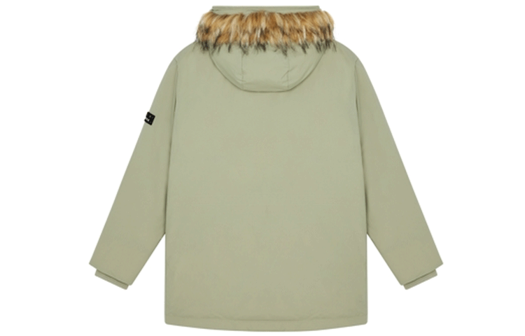 New Balance Winter Long Down Jacket Asia Sizing 'Lime Green Brown' AMJ14304-SP4