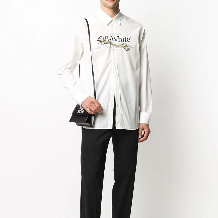 Off-White Pascal Tool Logo Long Sleeve Shirts OMGA138F20FAB0030105