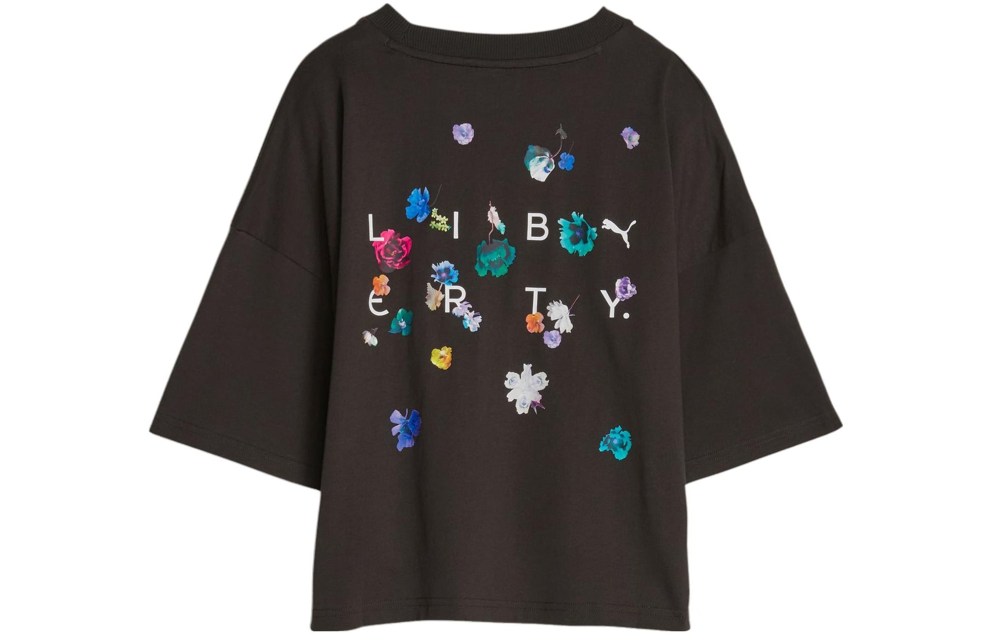 (WMNS) PUMA x LIBERTY Graphic T-shirt 'Black' 622207-01