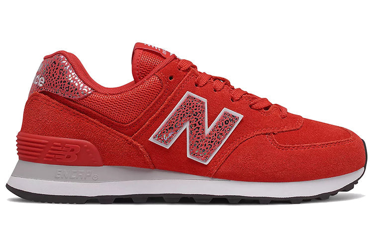 (WMNS) New Balance 574 'Animal Print - Red' WL574AR2