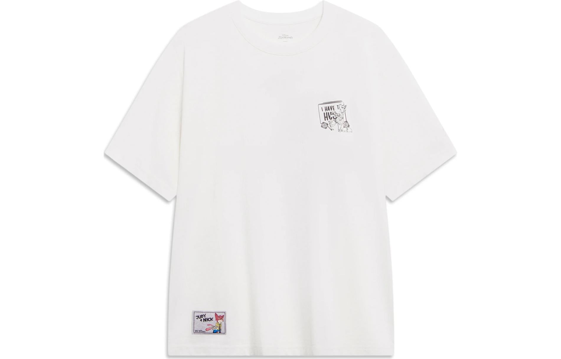 Li-Ning x Disney Zootopia Graphic T-shirt 'White' AHST269-1