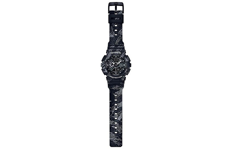 CASIO Baby-G Dual Display Rubber Strap 'Black White' BA-110TX-1A