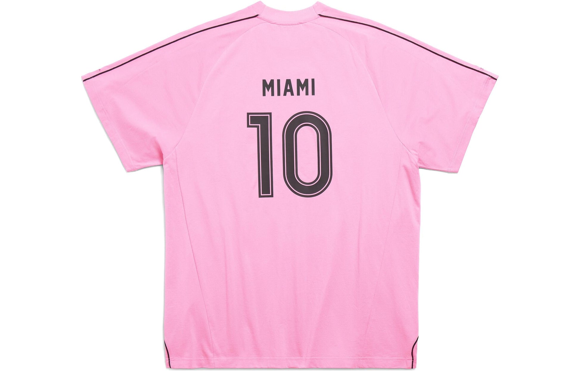 Balenciaga Soccer Series Miami Soccer Oversized T-shirt 'Pink' 777705TPVR71401