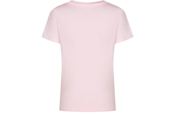 KENZO Tiger Head Printing Pattern Round Neck Short Sleeve Pink F952TS7214YB-33