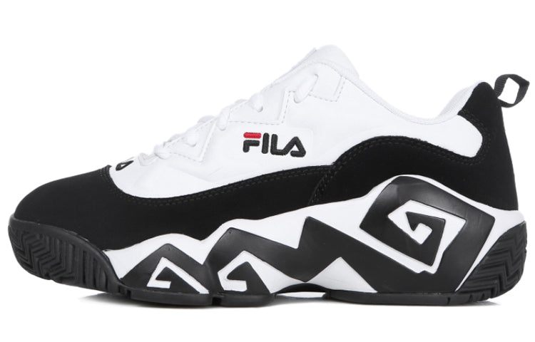 (WMNS) FILA MashBurn Series VNTG Chunky Sneakers White/Black FS1HTB3470X_WBK