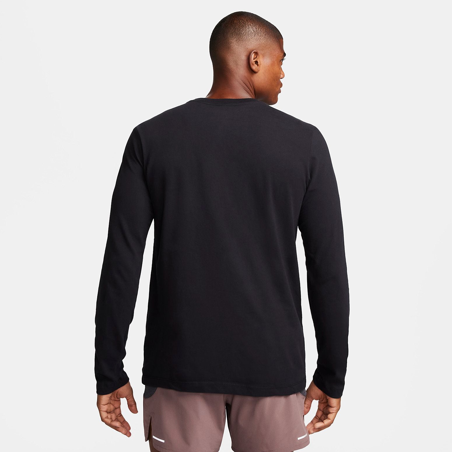 Nike Dri-FIT Trail Running Long Sleeve T-Shirt 'Black' FN0827-010