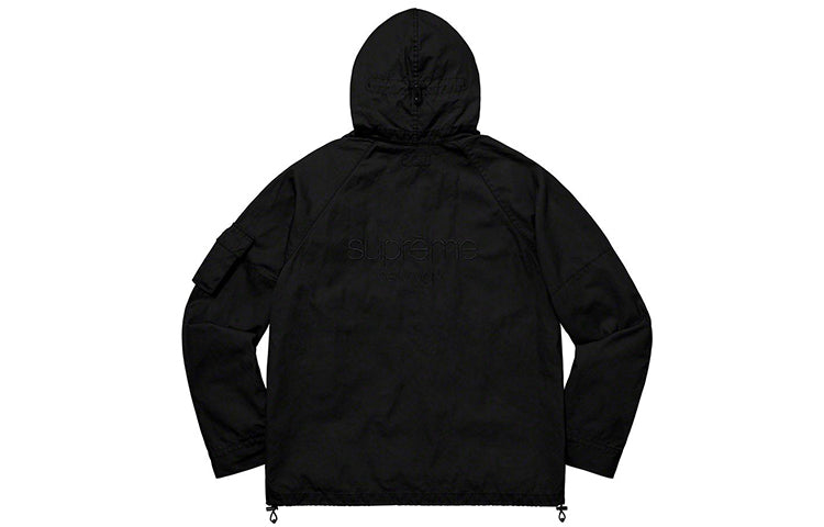 Supreme FW19 Week 11 Cotton Field Jacket Black Logo SUP-FW19-963