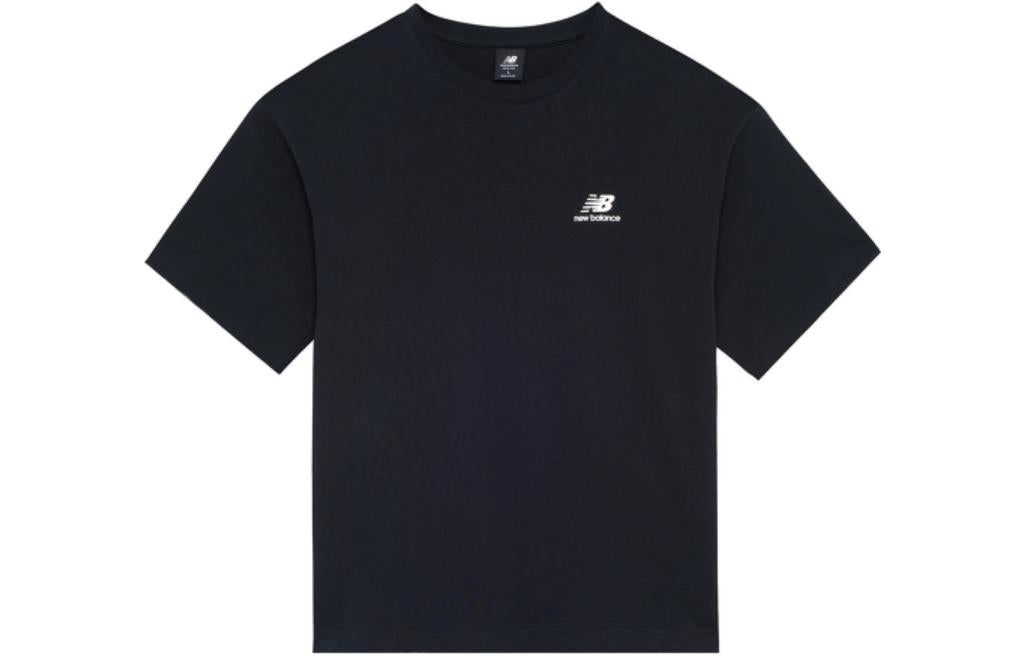 New Balance Boston Tee Asia Sizing 'Black White' AMT22391-BK