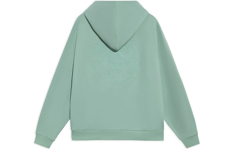 Li-Ning Stylish Loose Classic Hoodie 'Green AWDS220-4