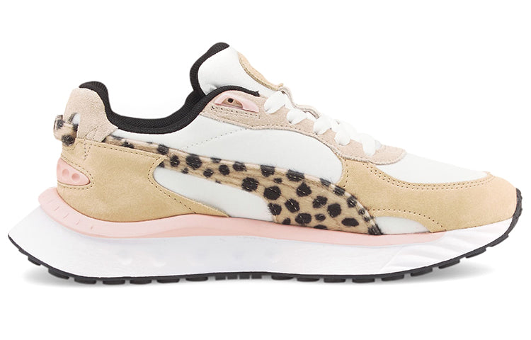 PUMA Wild Rider Wear-resistant Non-Slip Shock Absorption Low Tops Training Shoe Leopard print 383990-01