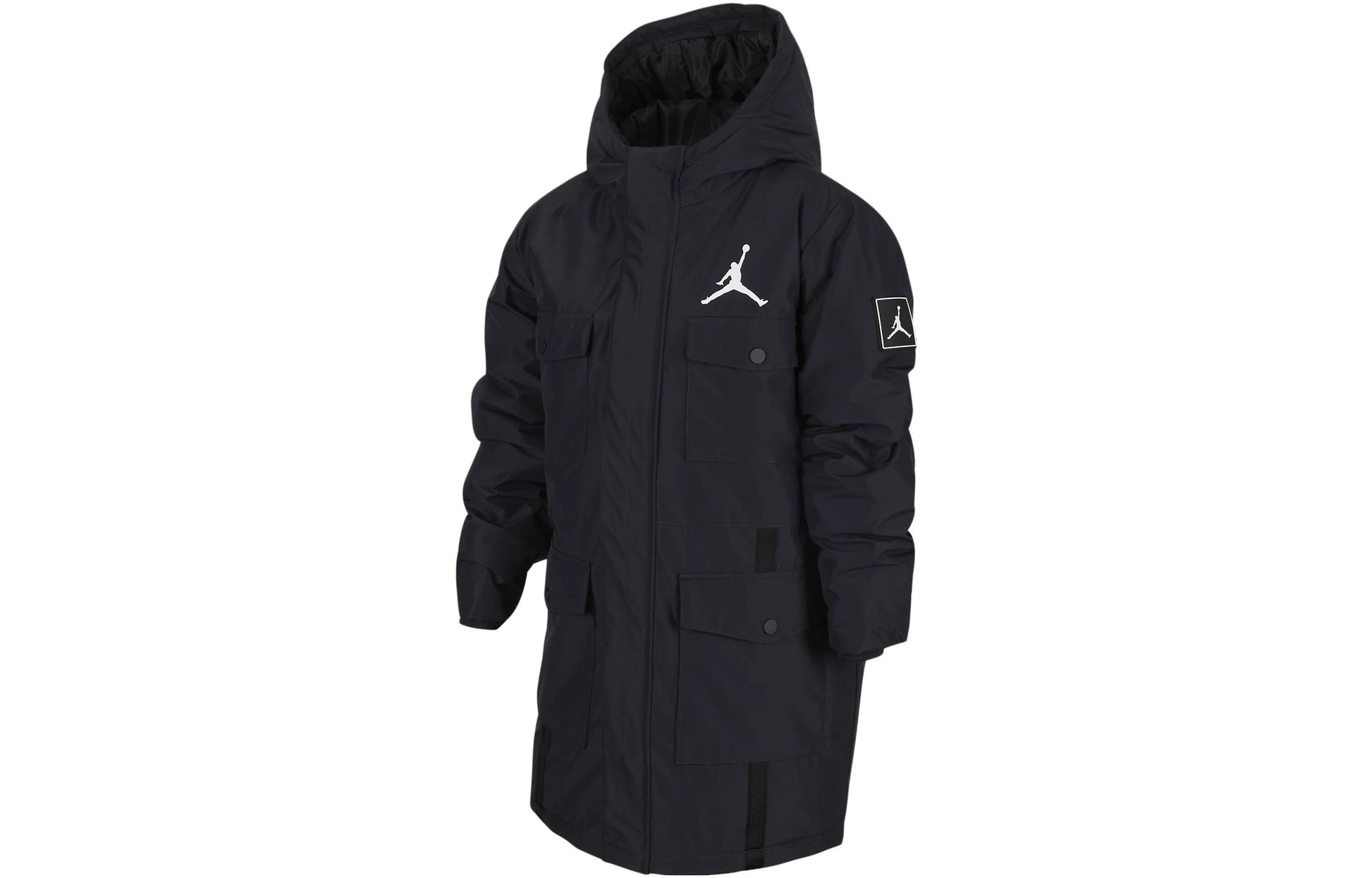 (GS) Air Jordan Essentials Down Parka Jacket 'Black' FV5813-010