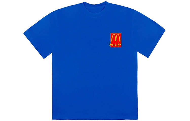 Travis Scott Cactus Jack x McDonald s Unisex ACTION FIGURE SERIES Tee Blue TC-268