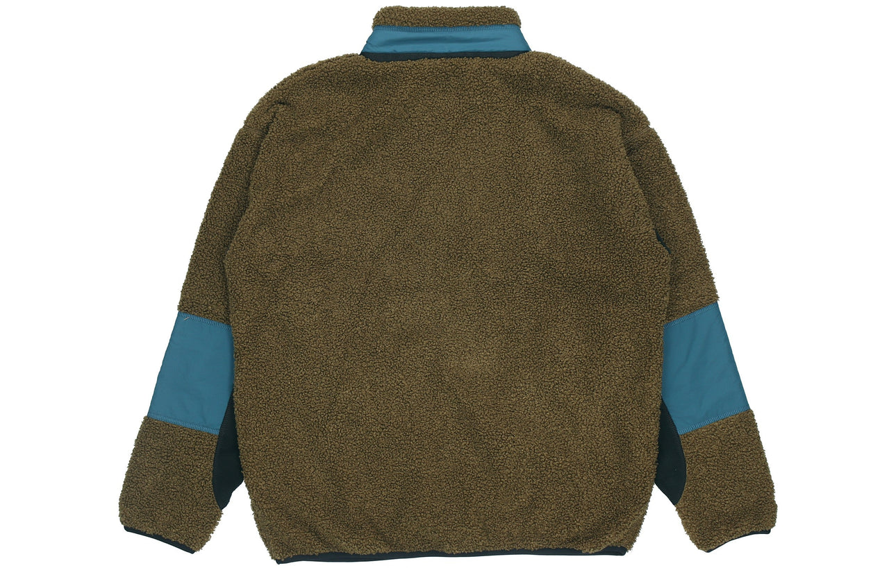 Converse Polar Fleece Sherpa Jacket Asia Sizing 'Surplus Olive' 10018039-A03