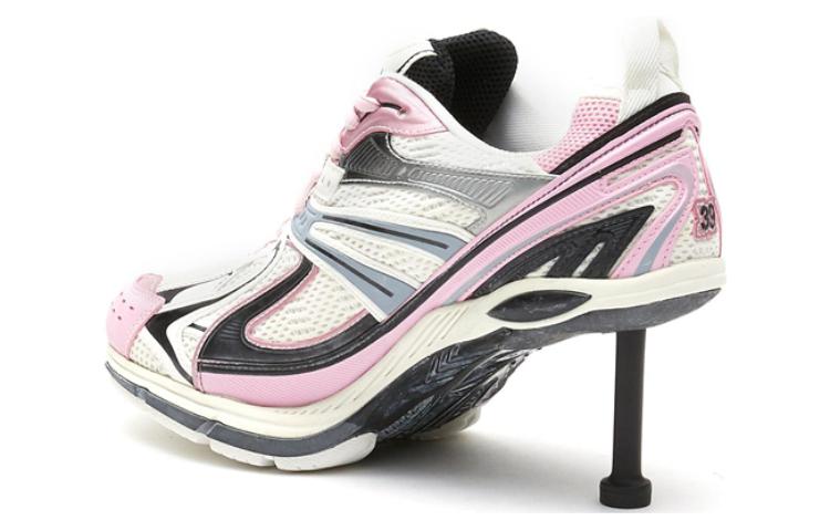 (WMNS) Balenciaga X-Pander Sneaker Heels 'White Pink Black' 669046W2RC65012