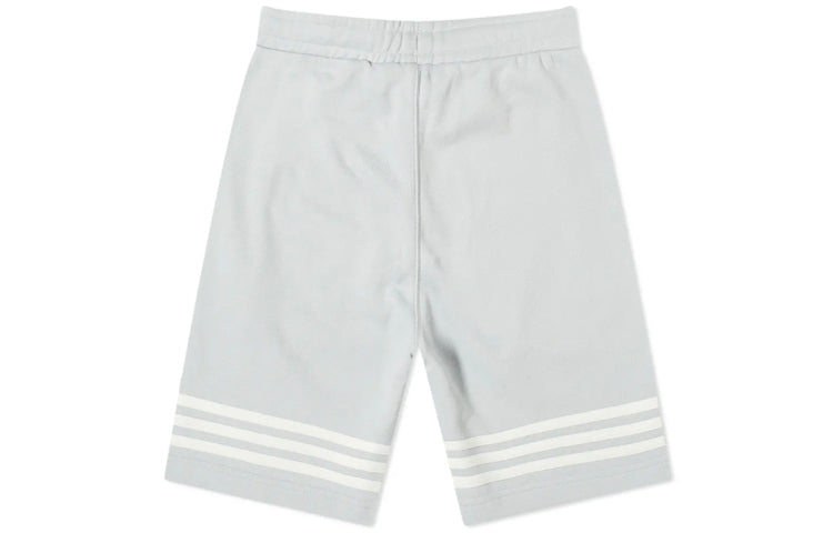 adidas originals Outline Short Hollow Out Logo Sports Shorts light grey FM3882