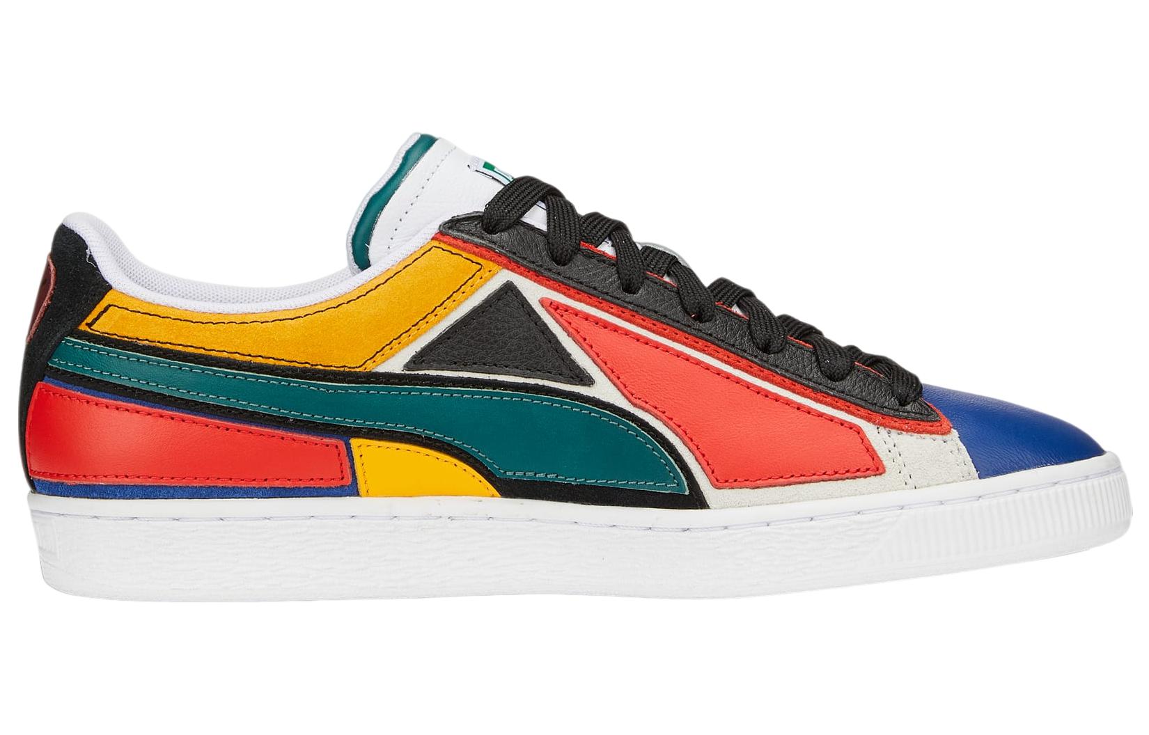 PUMA Suede Layers Sneakers 'Blazing Blue Varsity Green' 387480-01