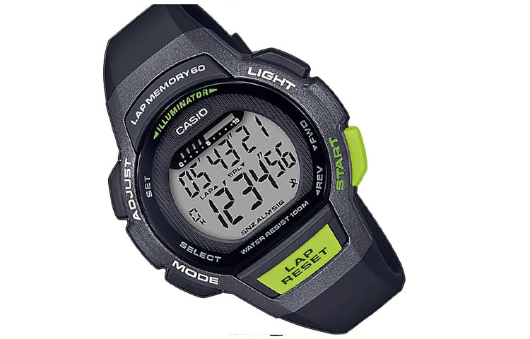 CASIO Waterproof Sports Shockproof Green Digital LWS-1000H-1A
