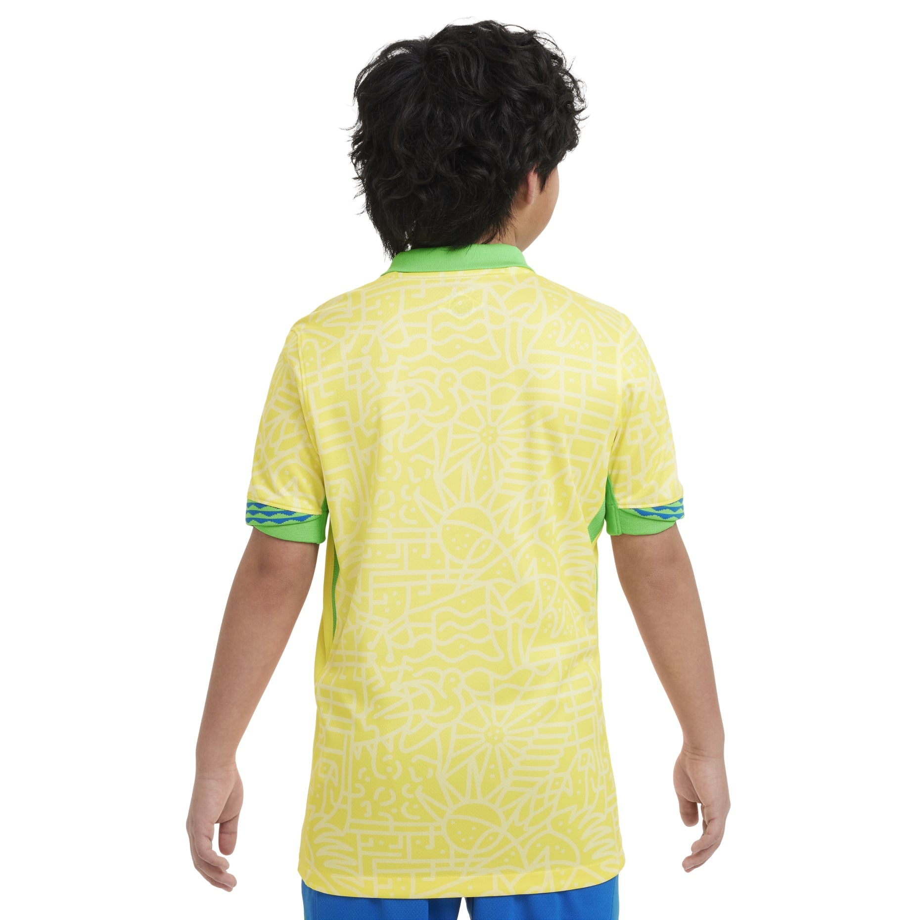 (GS) Nike Dri-DIT Brazil 2024 Stadium Home Soccer Replica Jersey 'Yellow' FJ4409-706