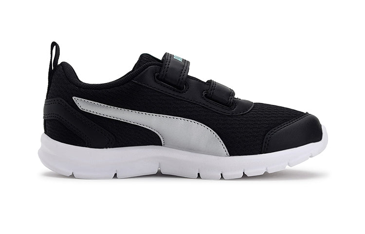 (PS) PUMA Racer IDP Running Sneakers Black/Slivery 374601-03