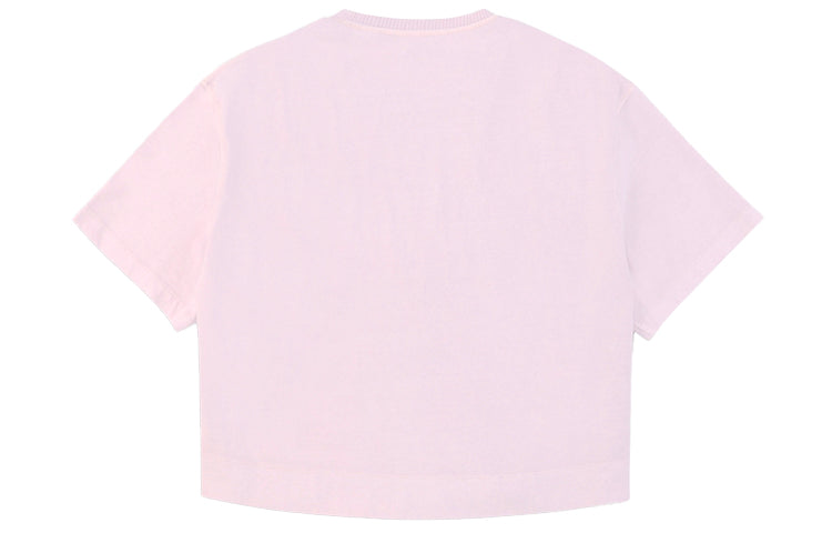 Levis Midnight Blue Series Loose Dropped Shoulder Sleeves Round Neck Short Sleeve Pink T-Shirt 18925-0000