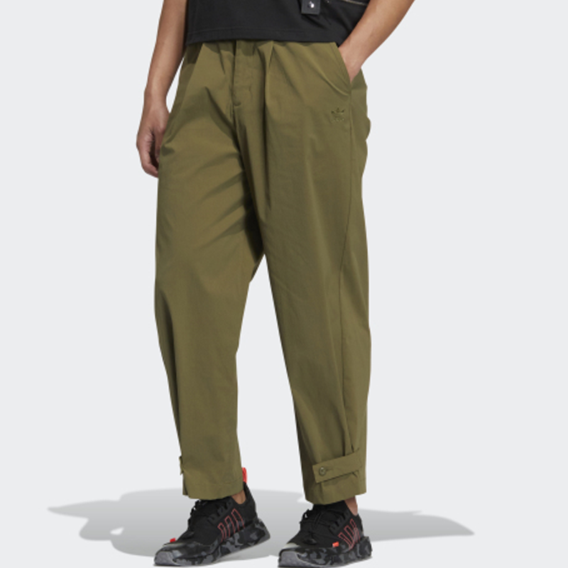 Men's adidas originals Pants Classic Casual Sports Pants/Trousers/Joggers Dark Olive Green HU1234