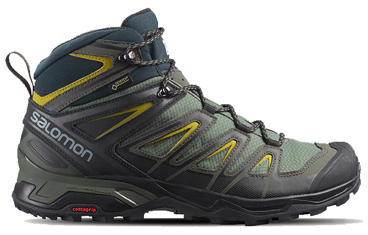 SALOMON X Ultra 3 Wide Mid GTX 'Grey Green' 401295