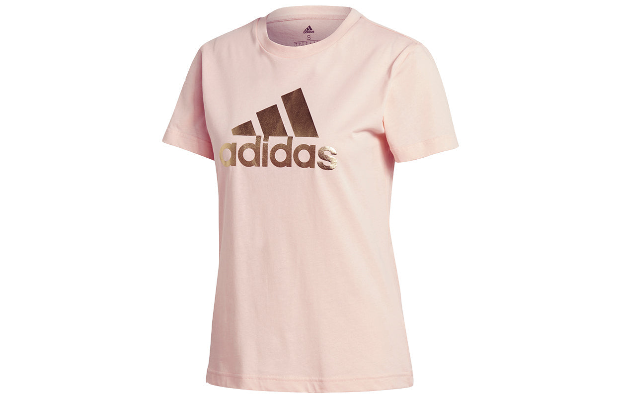 (WMNS) adidas Athletics Graphic Tee Asia Sizing 'Pink' GK3406