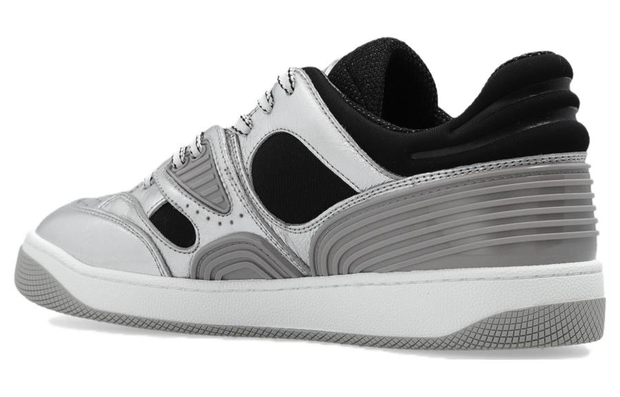 (WMNS) Gucci Basket 'Silver Black White' 725905-AABB8-8142