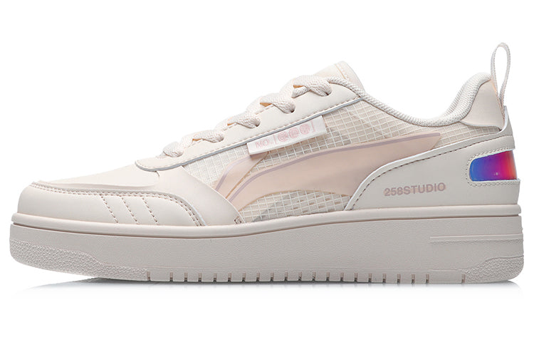 (WMNS) Li-Ning No.258 Classic Leisure Low 'Pink Beige' AGCR202-2
