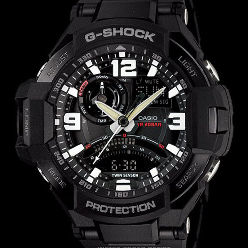 CASIO G-Shock Gravitymaster 'Black' GA-1000FC-1A