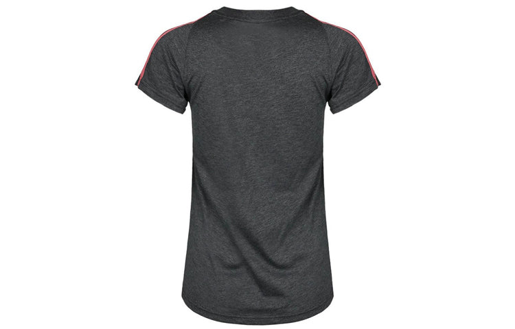 (WMNS) adidas Pink Stripe Short Sleeve Gray CF8834