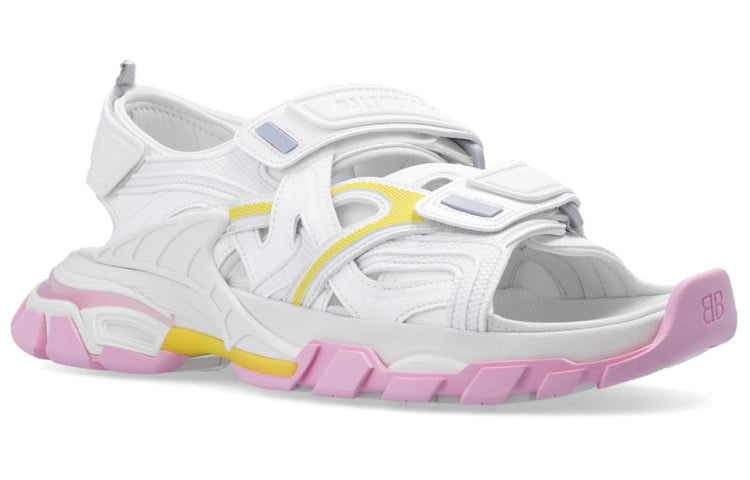 (WMNS) Balenciaga Track Sandals 'Yellow Pink Blu' 617543W3AR27540