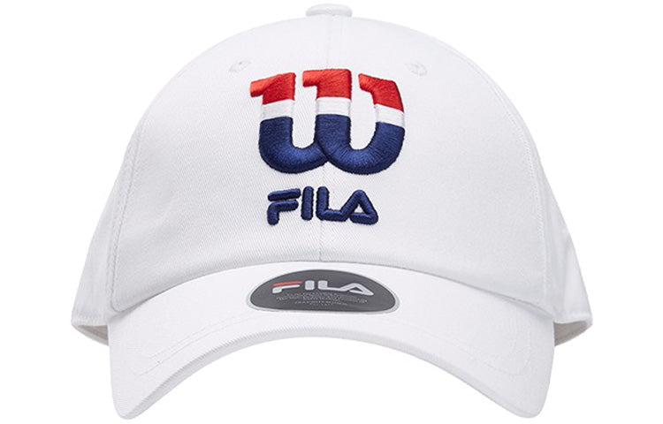 FILA Embroidered White Baseball Cap A13U033201F-WT