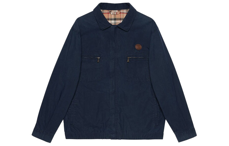 Gucci Cotton Jacket With 'Music is Mine' Print 'Blue' 669607-XDBSA-4245