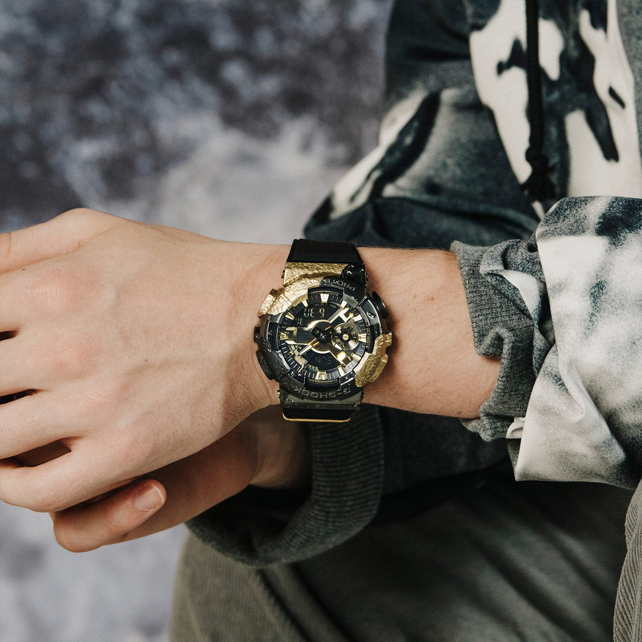 CASIO G-Shock Analog-Digital 'Black' GM-114GEM-1A9PR