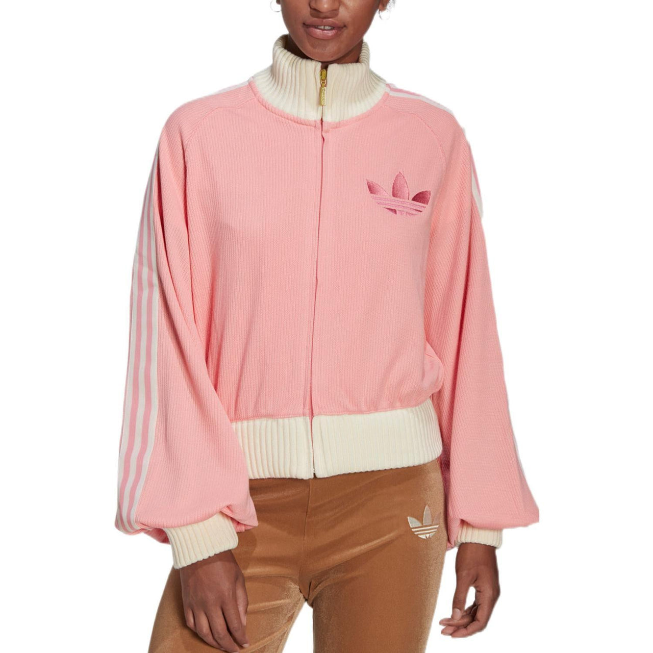 (WMNS) adidas Adicolor 70s Blouson Track Jacket Asia Sizing 'Pink White' IB2026