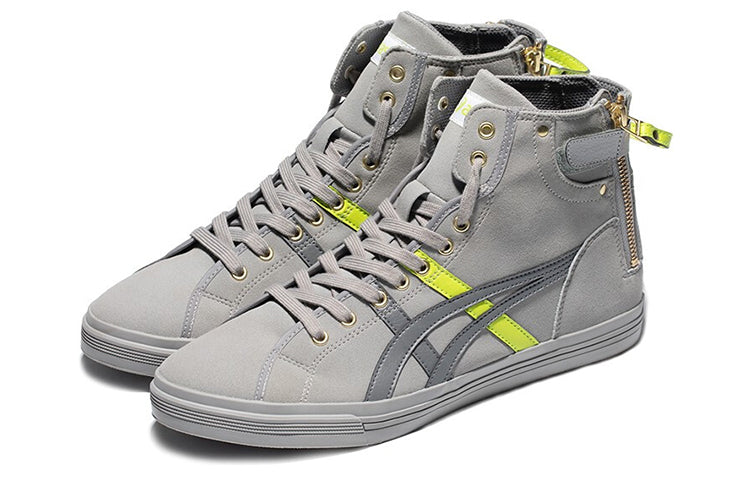 ASICS Double Clutch Grey/Green Fleece High Board Shoe 1203A038-020